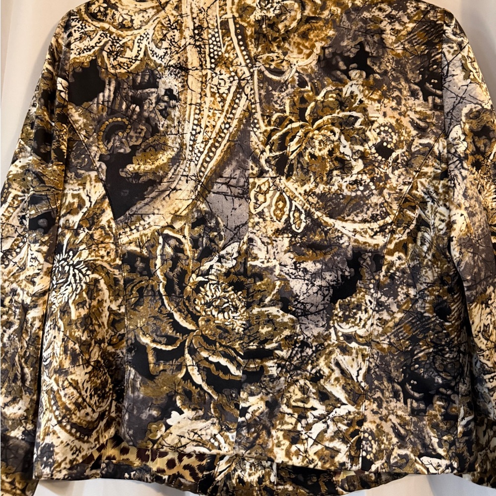 Vintage Alberto Makali 100% Silk Statement Blazer | Late 90s Y2K | Size 12 - Picture 7 of 11